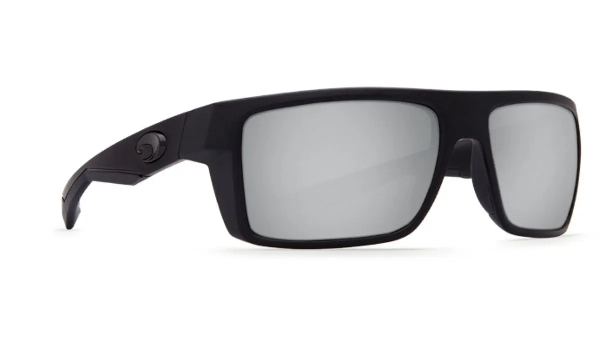 Costa Del Mar Motu Blackout Frame Polarised Sunglasses - Mega Clearance