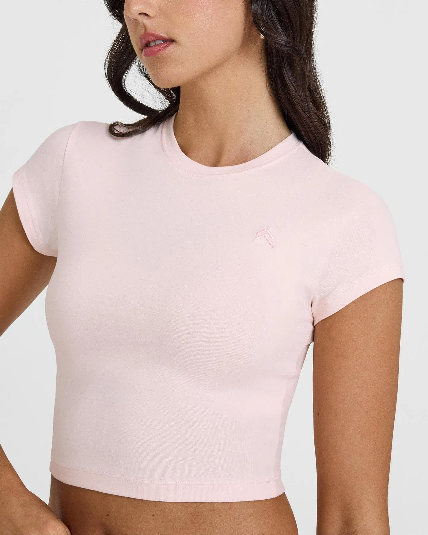 Cotton Icon Baby T-Shirt | Washed Ballet Pink