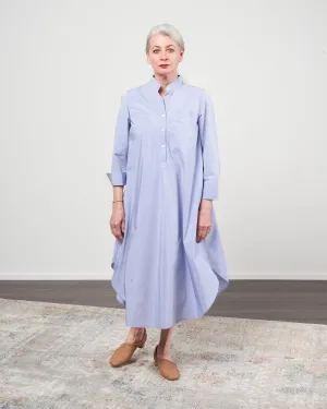 cotton tunic - blue chambray