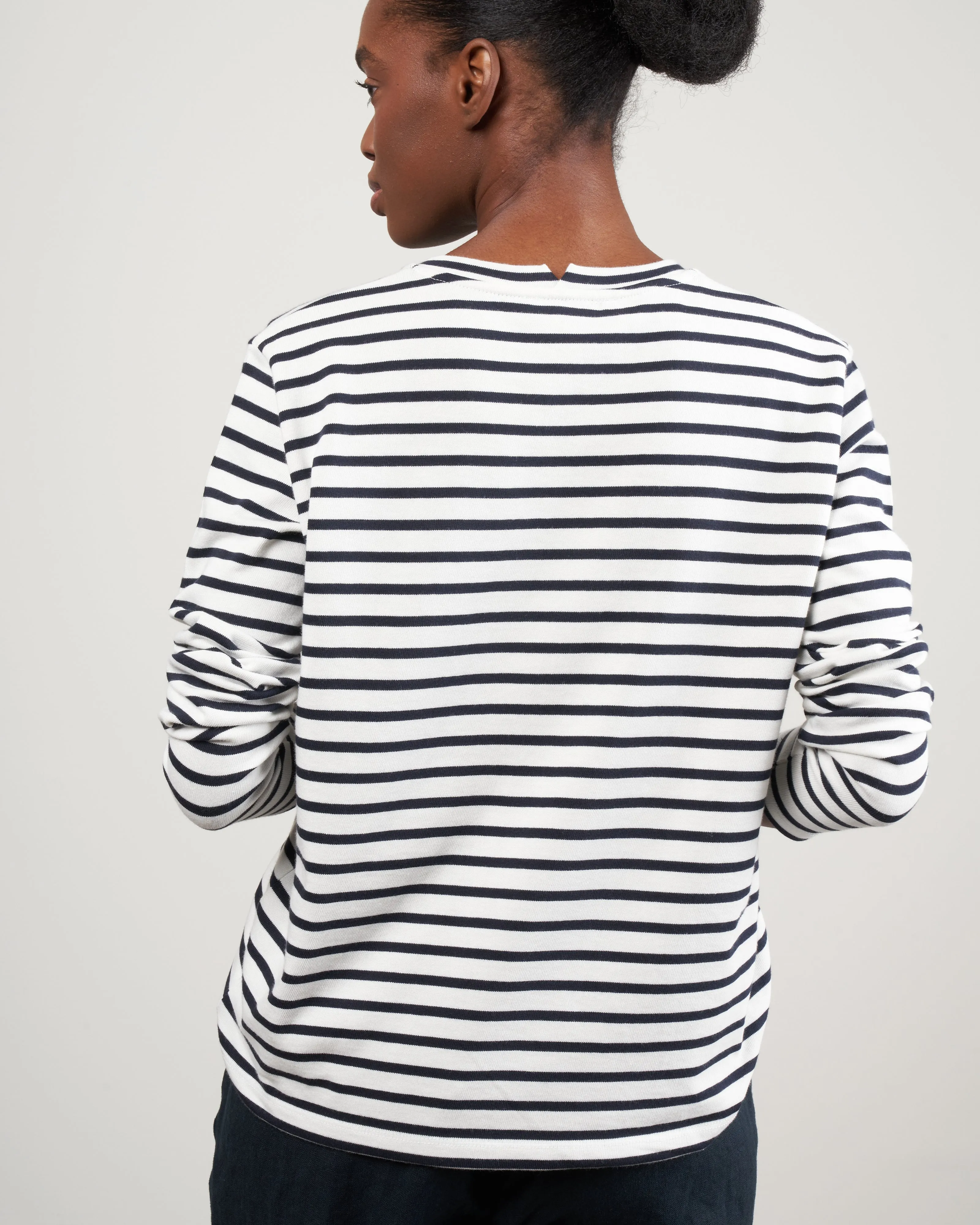 court sweatshirt - stripe