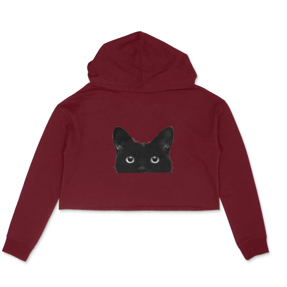 Crop Hoodie (Women) - Everlasting Black (5 Colours)