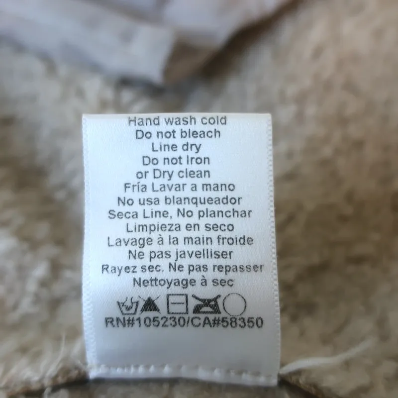 Current/Elliott The Sherpa Moto Jacket Bone Faux Suede Size 1