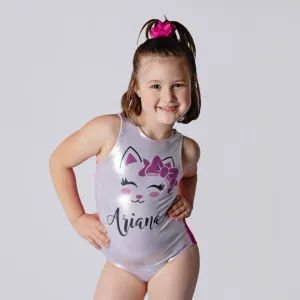 Cutie Cat Leotard - Personalized