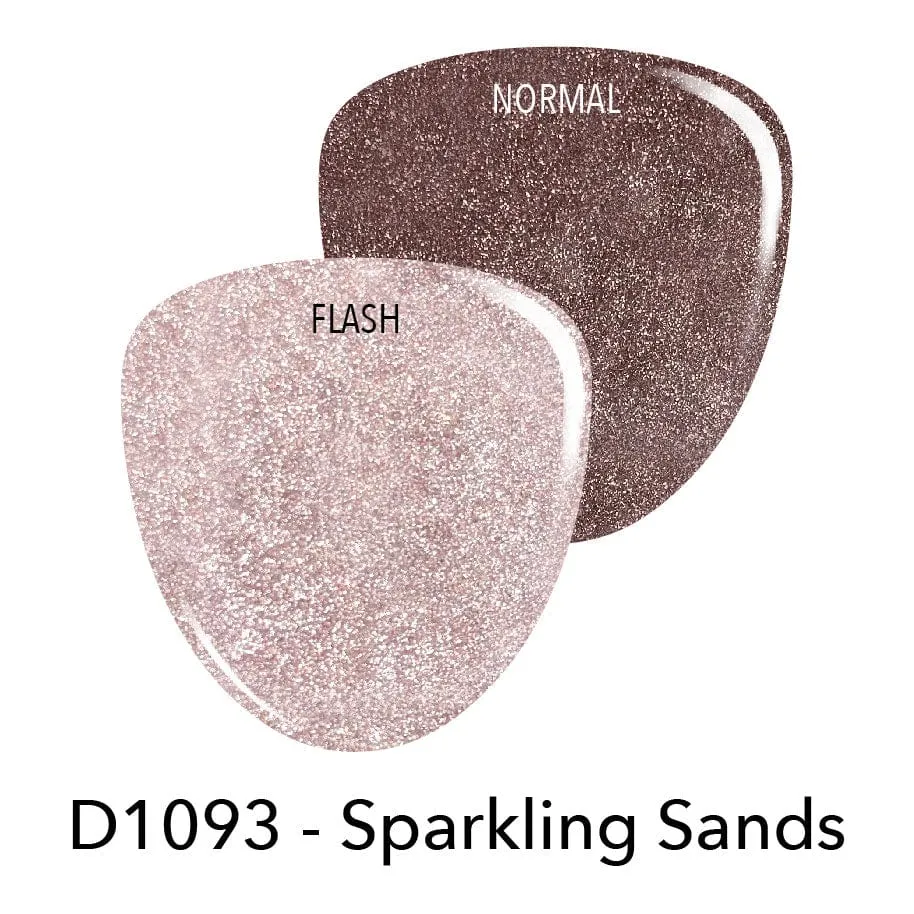 D1093 Sparkling Sands Pink Glitter Dip Powder