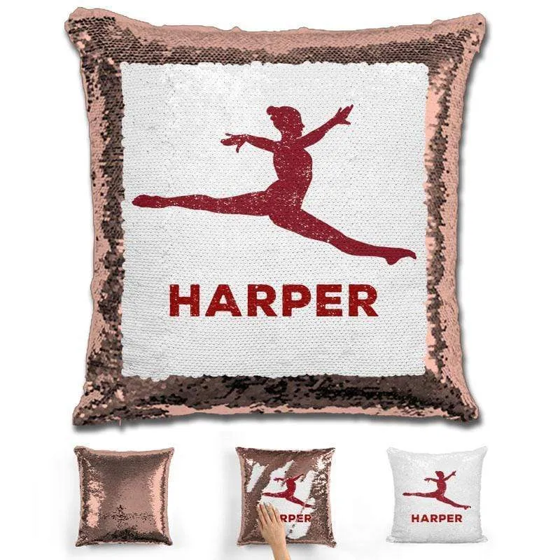 Dancer Personalized Magic Sequin Pillow
