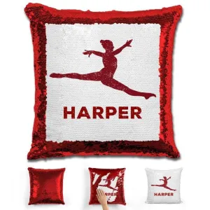 Dancer Personalized Magic Sequin Pillow