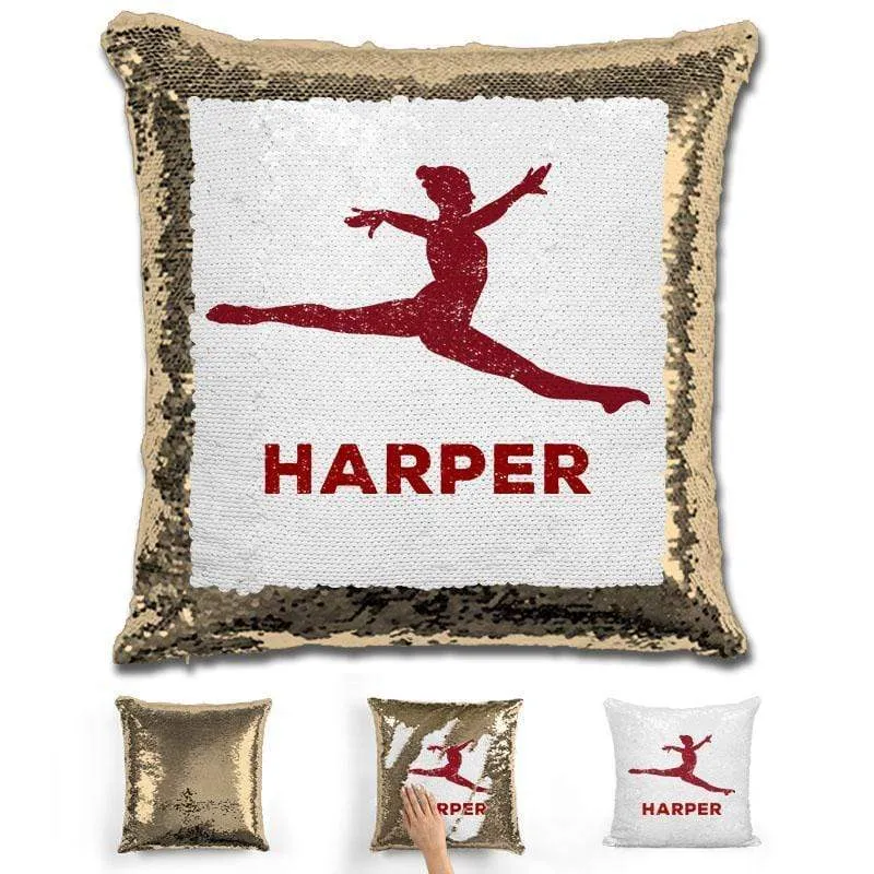 Dancer Personalized Magic Sequin Pillow
