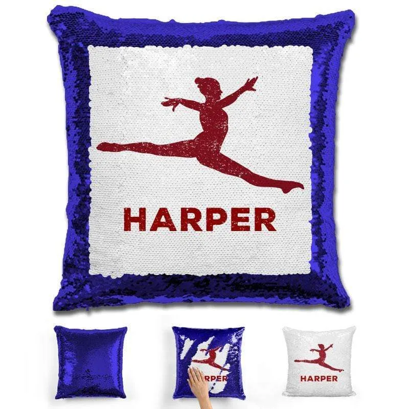 Dancer Personalized Magic Sequin Pillow
