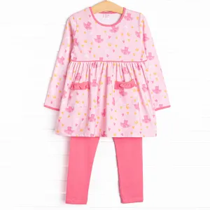 Dancing Queen Legging Set, Pink