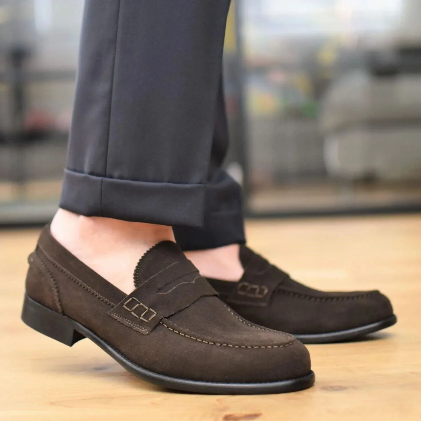 Dark VERNAZZA - Brown Suede