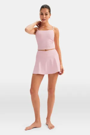 DAYFLEX WRAP WAIST SKORT - BALLET SLIPPER
