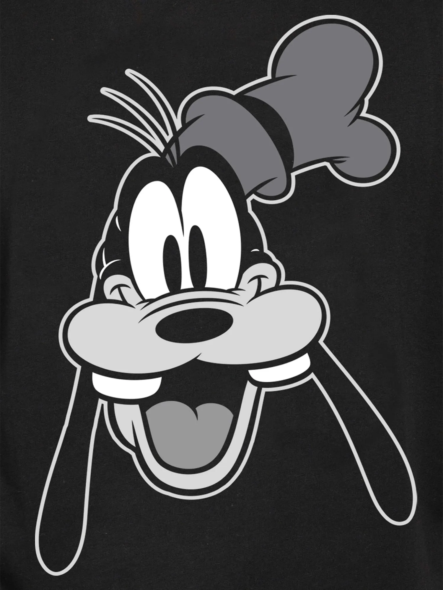 Disney Women's Plus Size Goofy Short Sleeve T-Shirt Black (Size 2X Only)