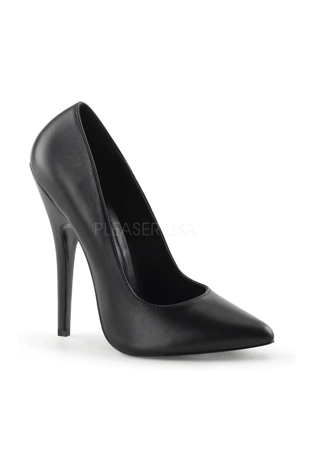DOMINA-420 Pump  | Black Genuine Leather