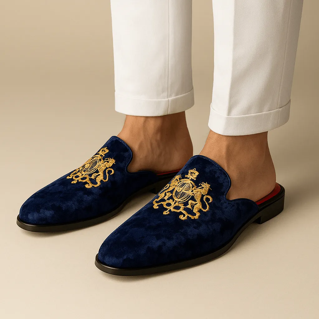 Domoir | Suede Leather Mules