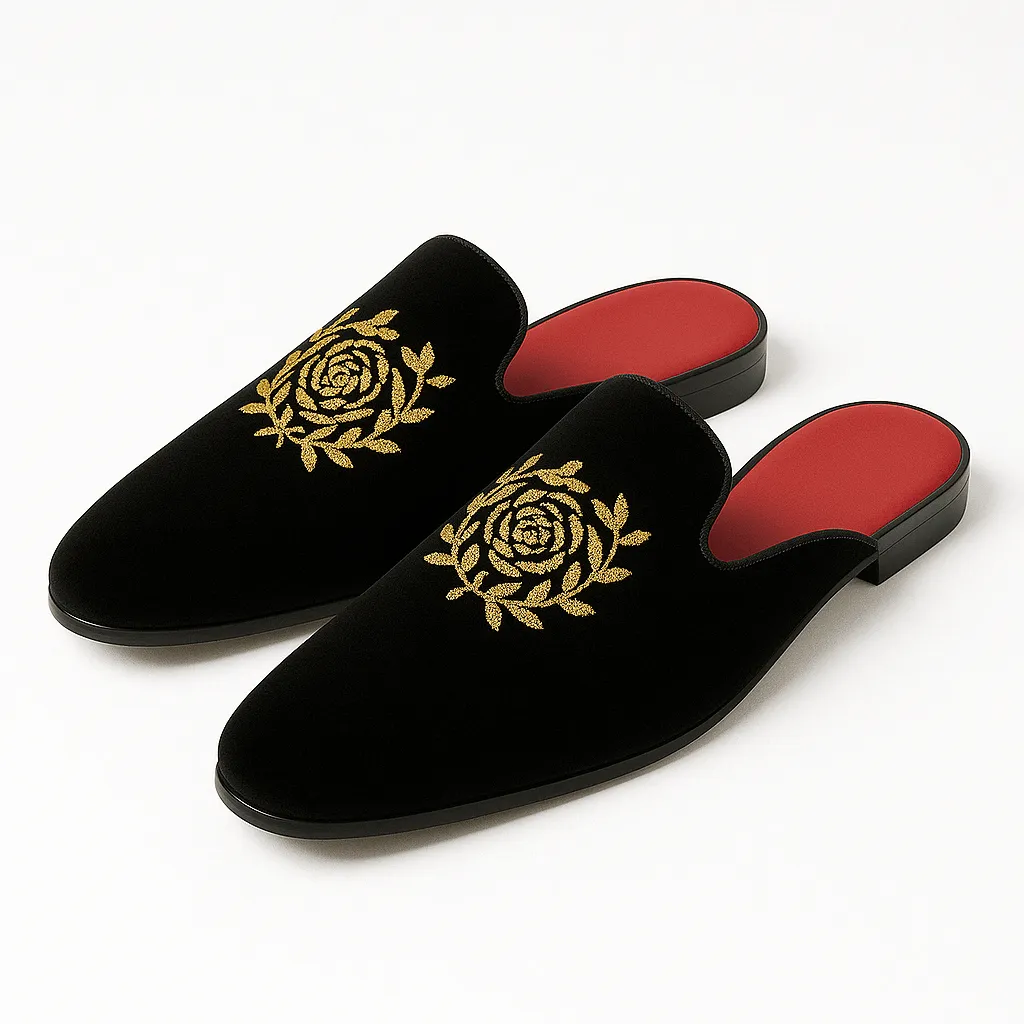 Domoir | Suede Leather Mules