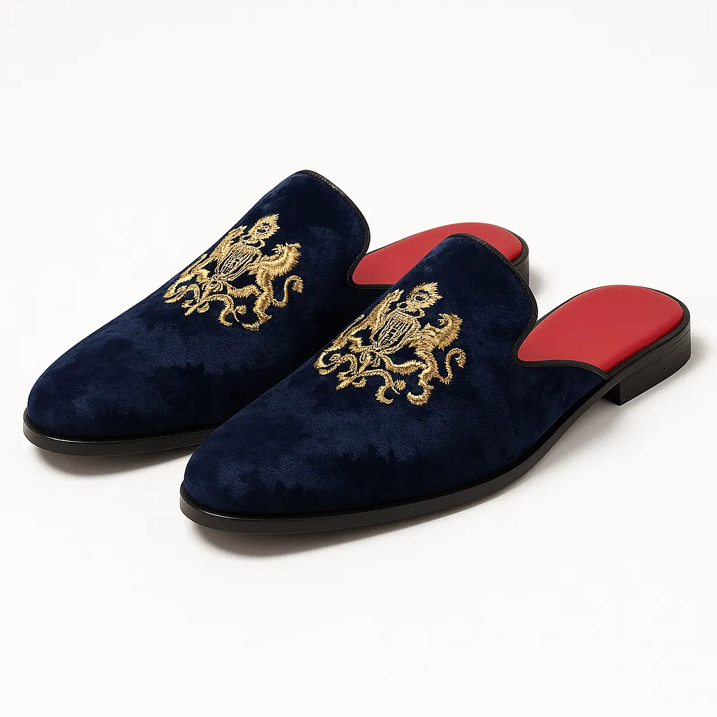 Domoir | Suede Leather Mules