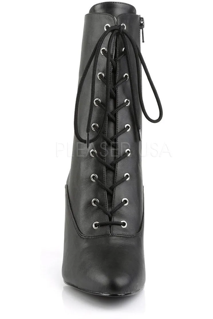 DREAM-1020 Ankle Boot | Black Faux Leather
