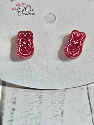 Easter Button Stud Earrings