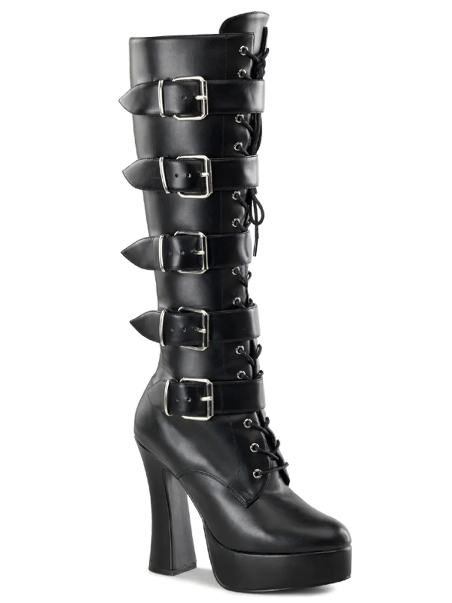 Electra Knee High Buckle Boot