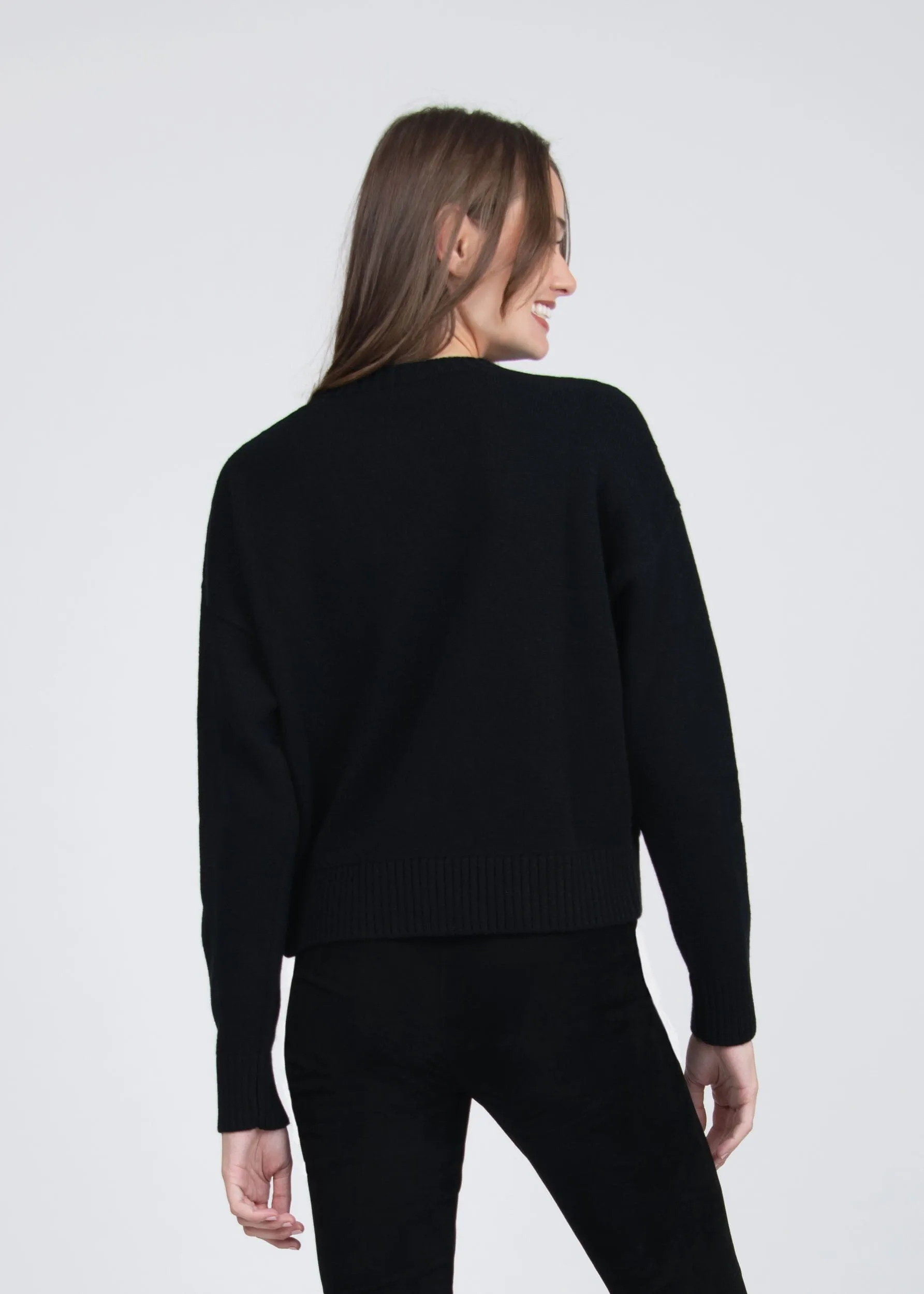 ELETTRA OVERSIZE CREWNECK SWEATER