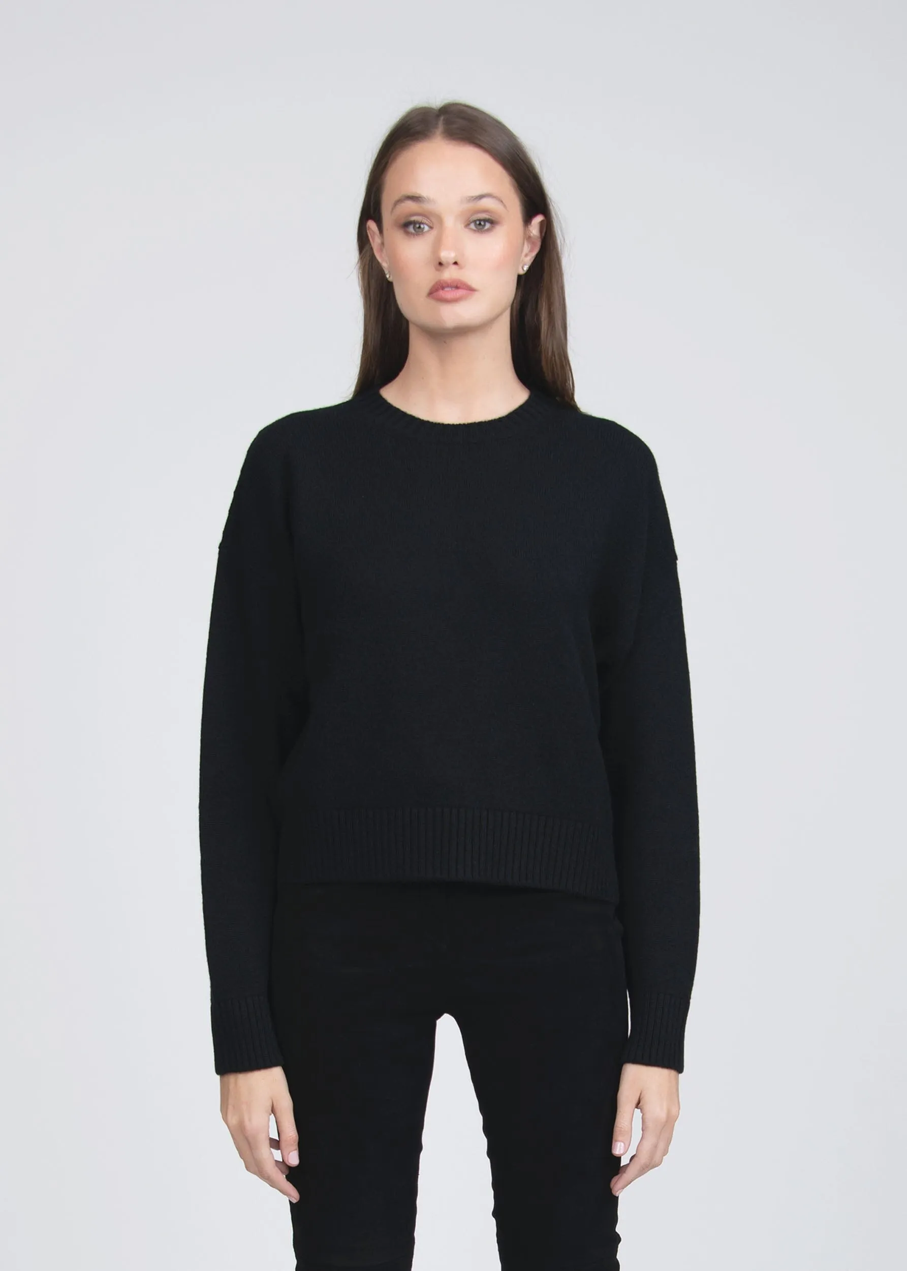 ELETTRA OVERSIZE CREWNECK SWEATER