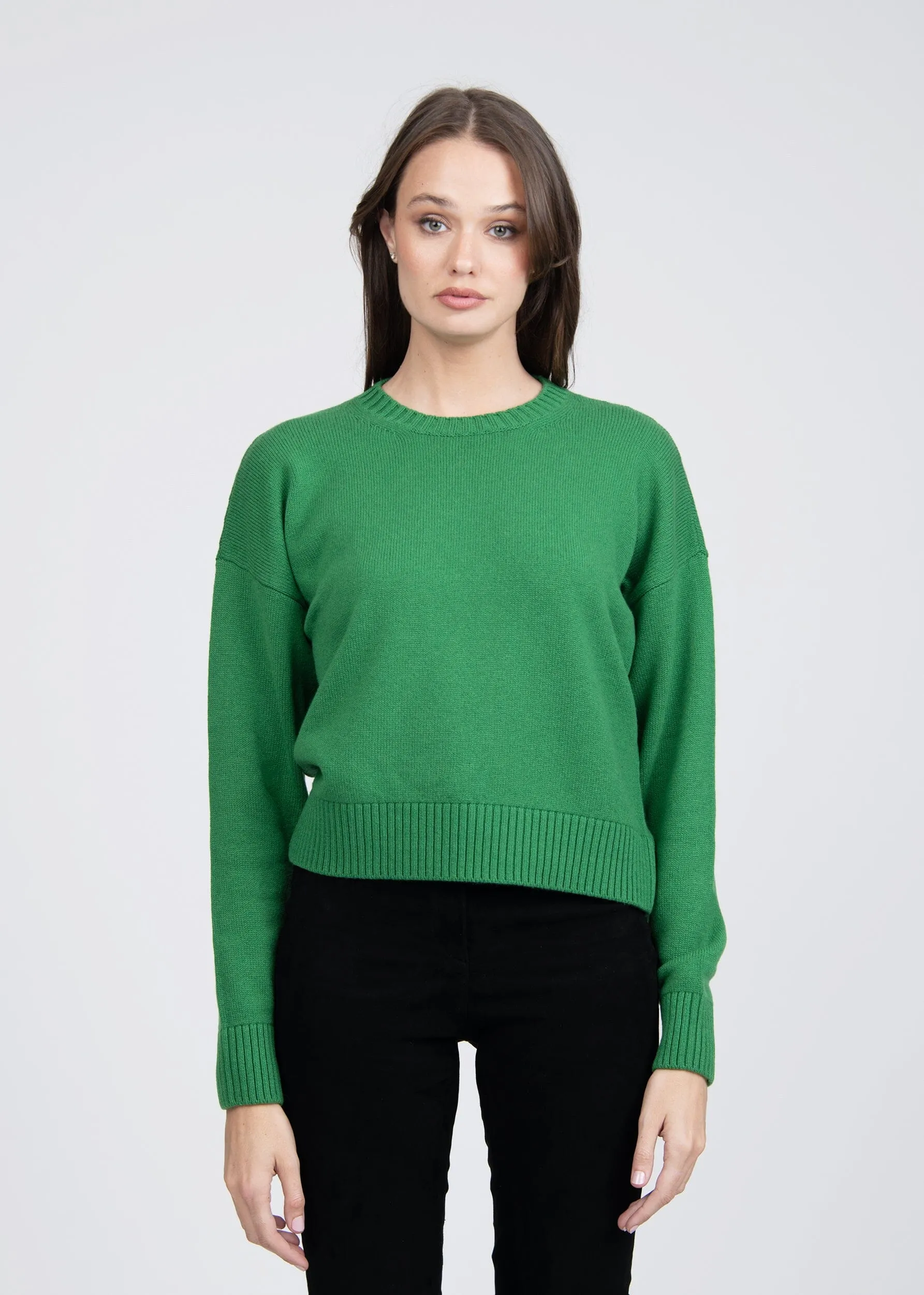 ELETTRA OVERSIZE CREWNECK SWEATER