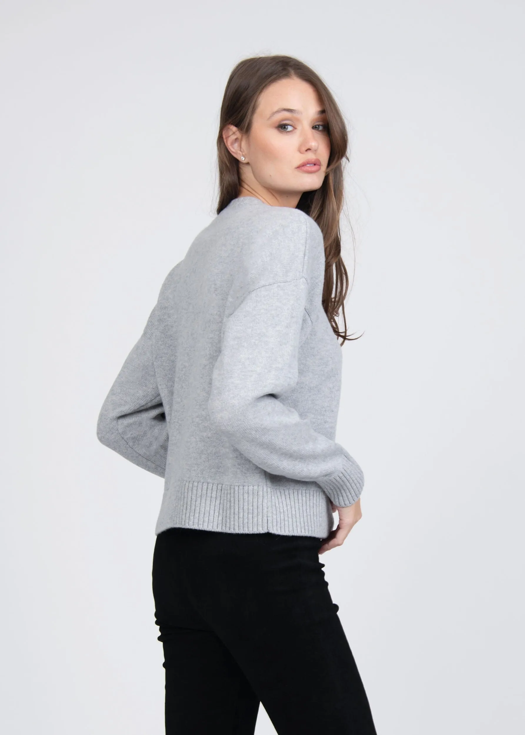 ELETTRA OVERSIZE CREWNECK SWEATER