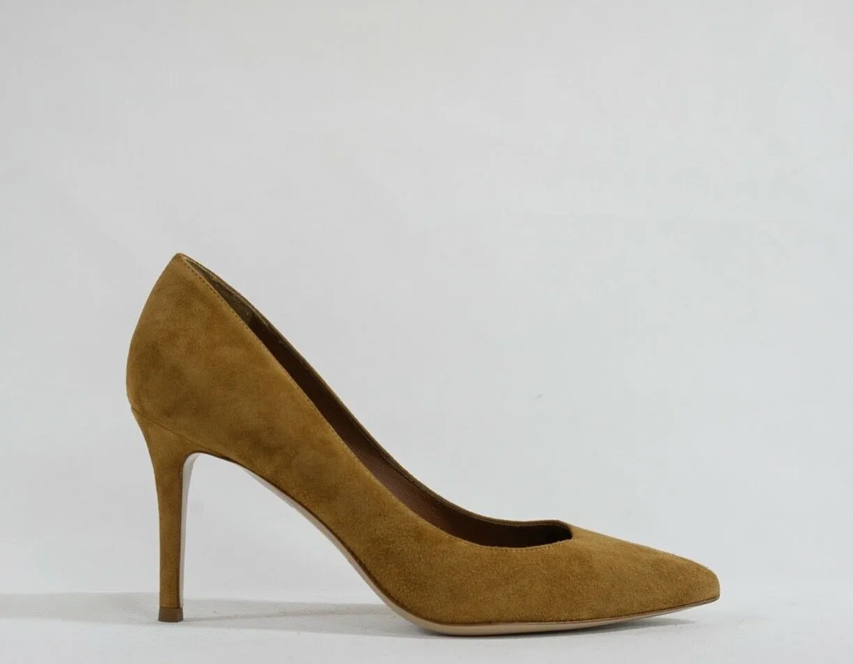 Fabio Rusconi Women's Camel Suede Heel Nataly