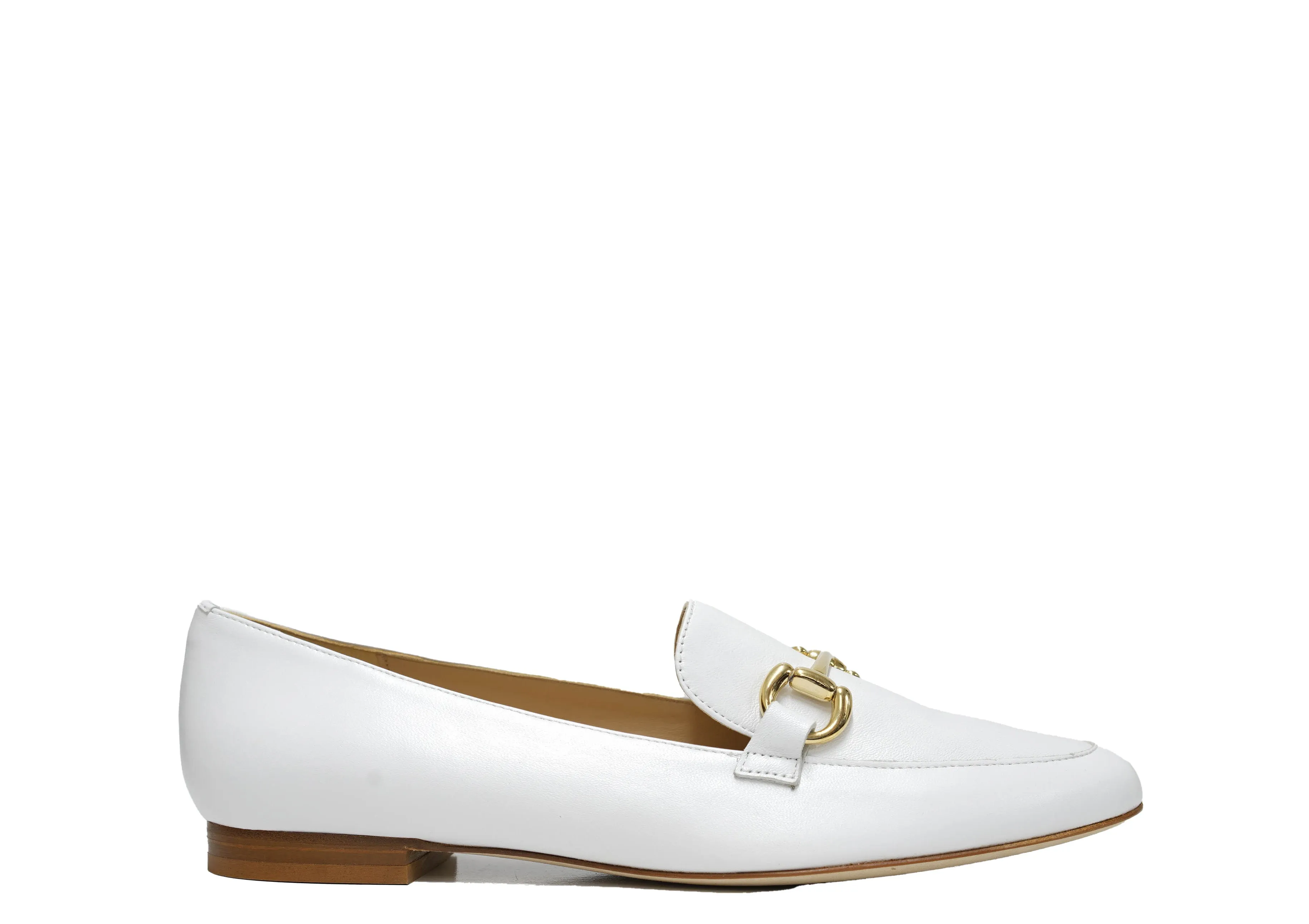 Fabio Rusconi Women’s White Leather Buckle Shoe S4637 30% OFF  NEW SEASON