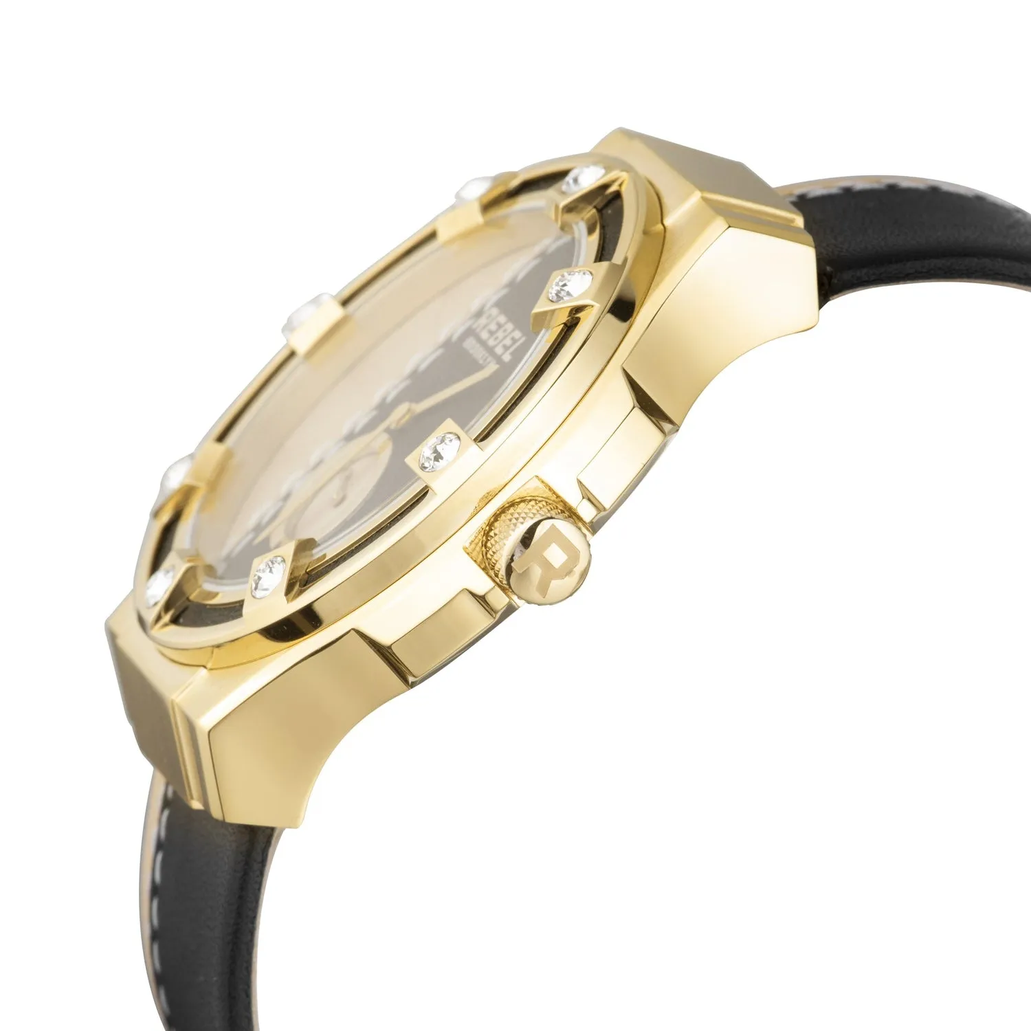 Flatbush Black/Gold Dial Women's Watch