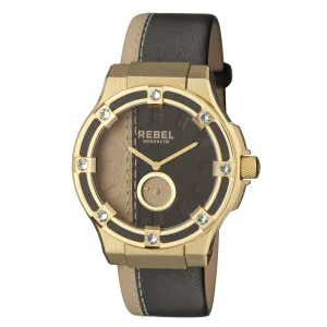 Flatbush Black/Gold Dial Women's Watch