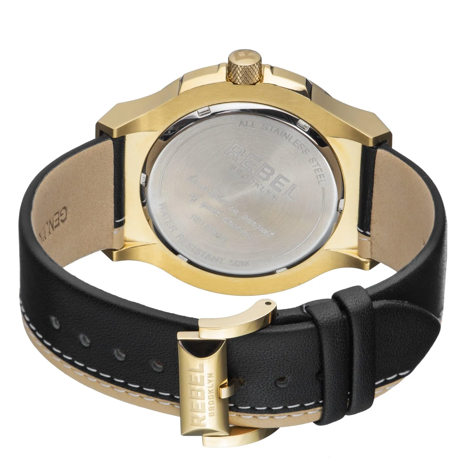 Flatbush Black/Gold Dial Women's Watch
