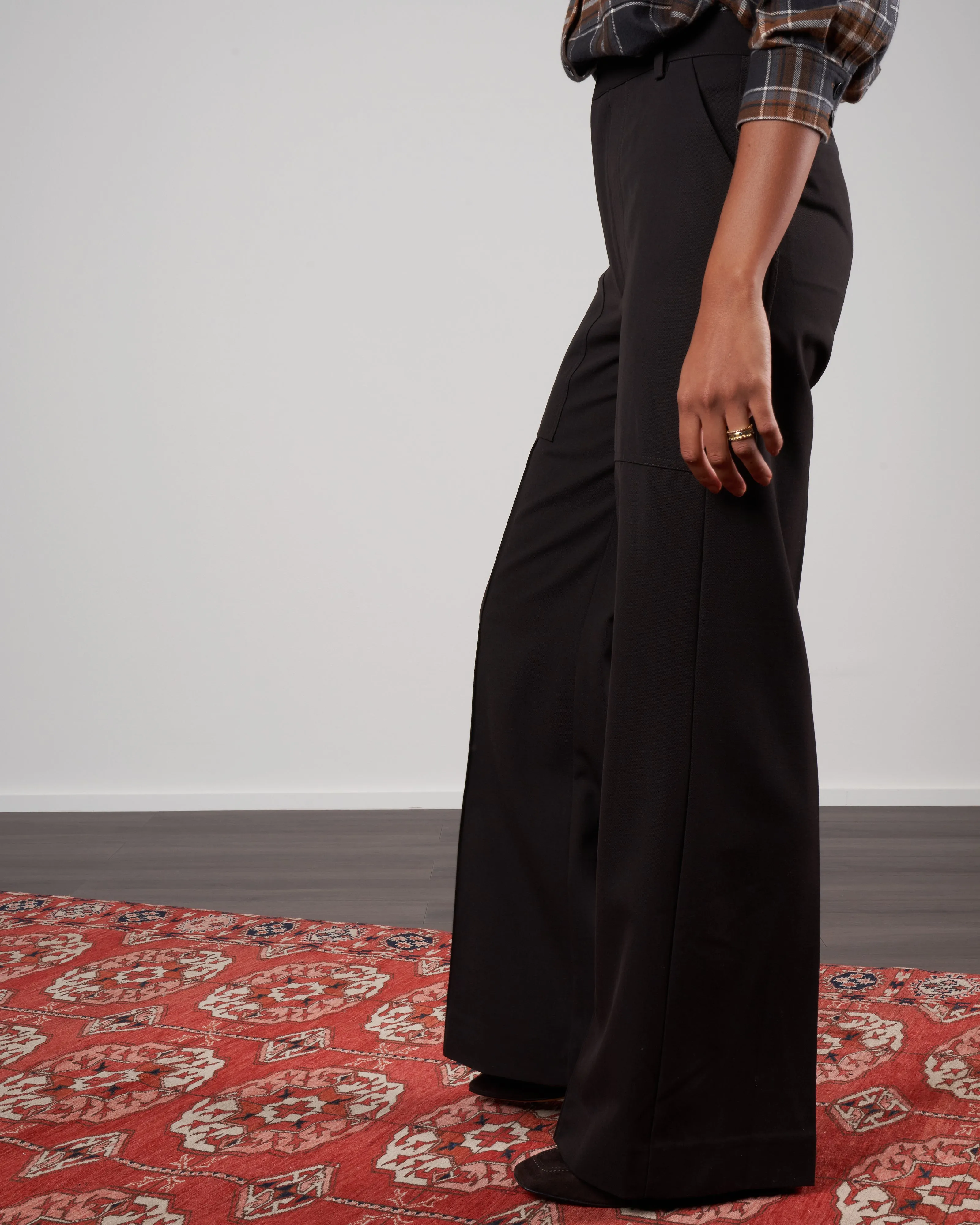 gabardine pant - umber