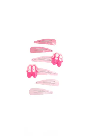 Glitter Pie Hair Clips