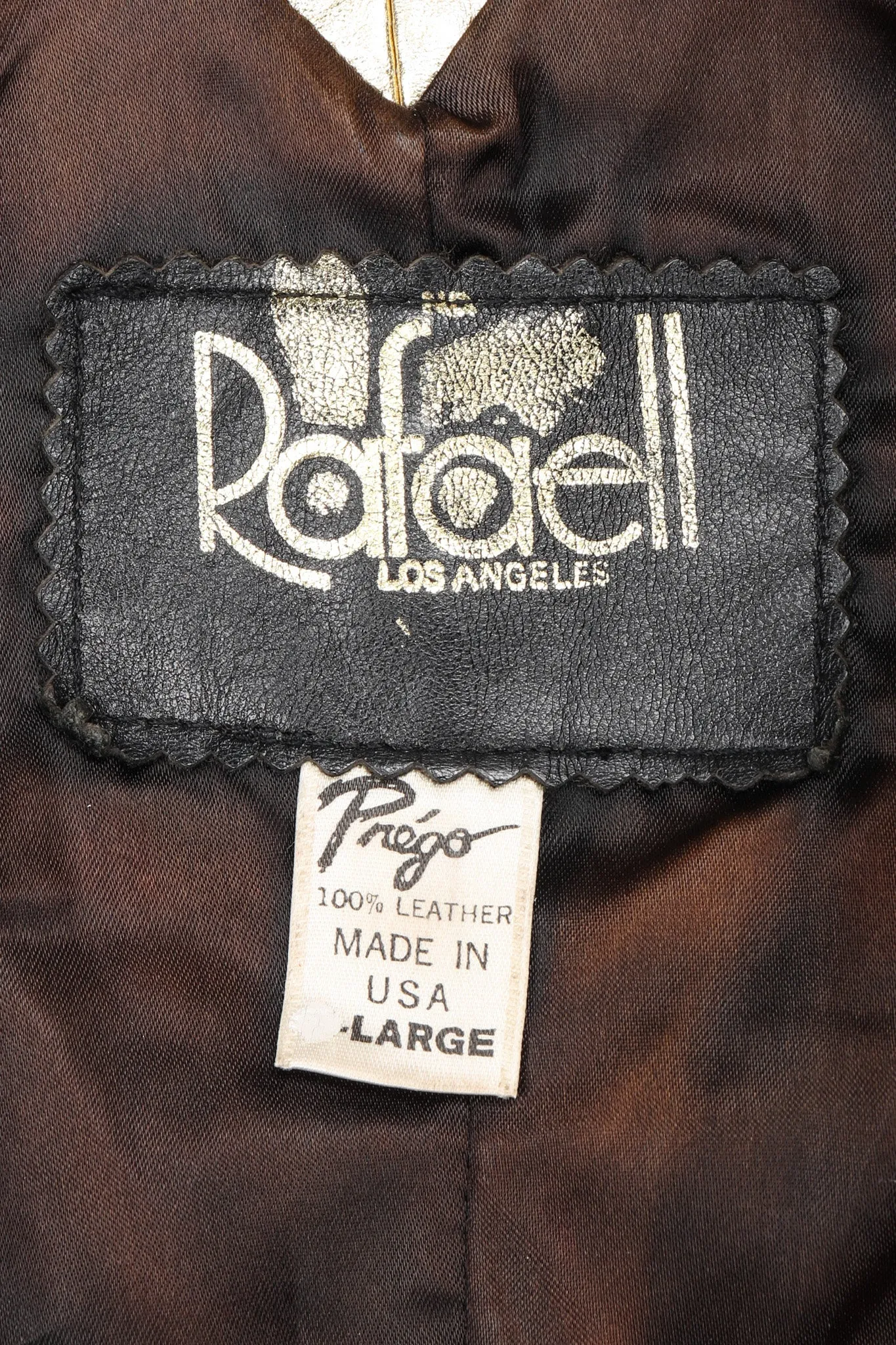 Gold Flourish Leather Jacket