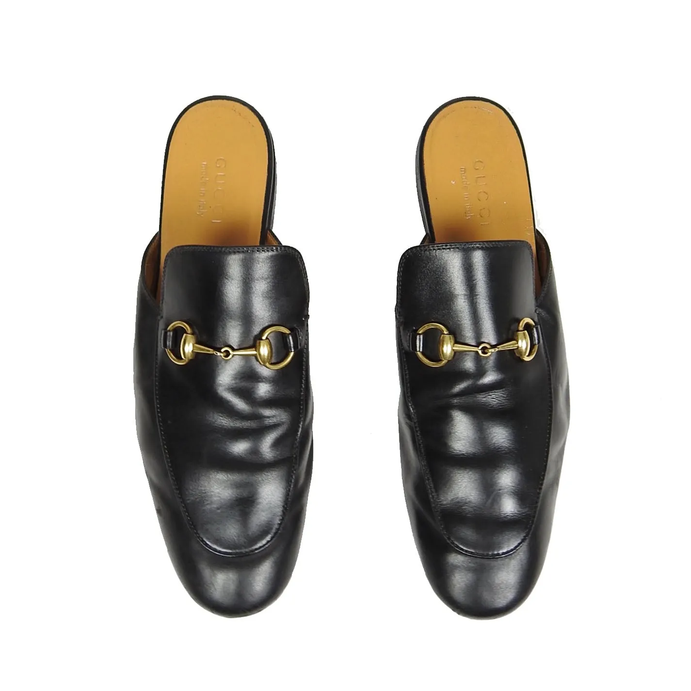 Gucci Black Jordaan Loafers Size 10