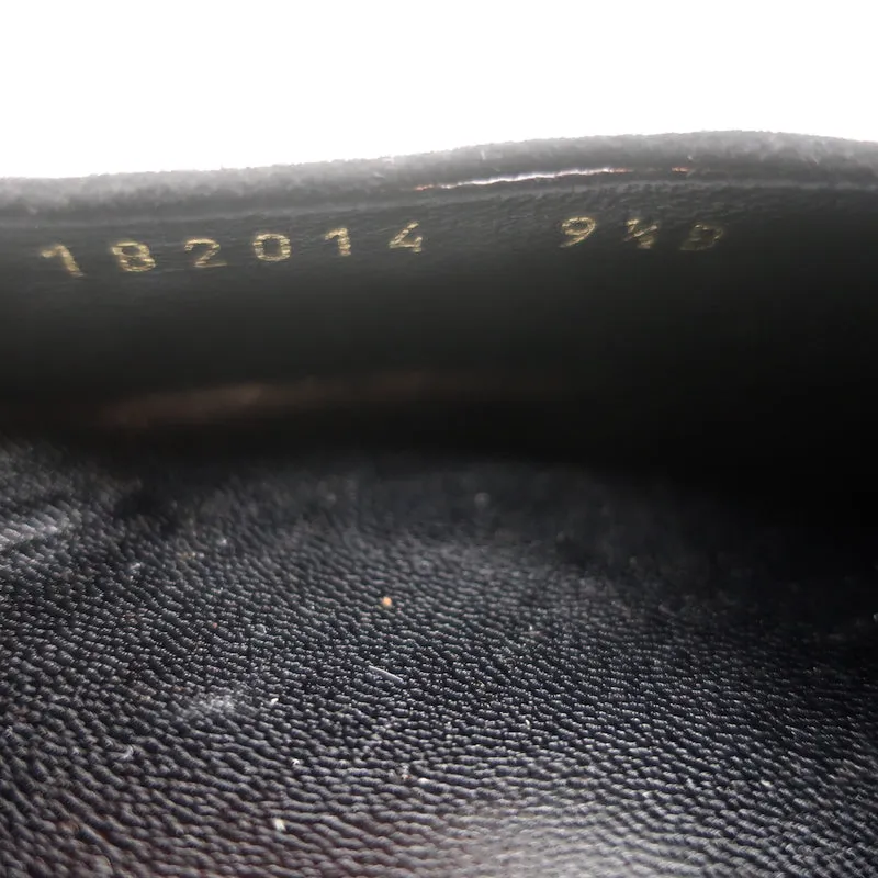 Gucci Crystal Bamboo Ankle Strap Pumps Black Suede Size 9.5 Pointed Toe Heel NEW