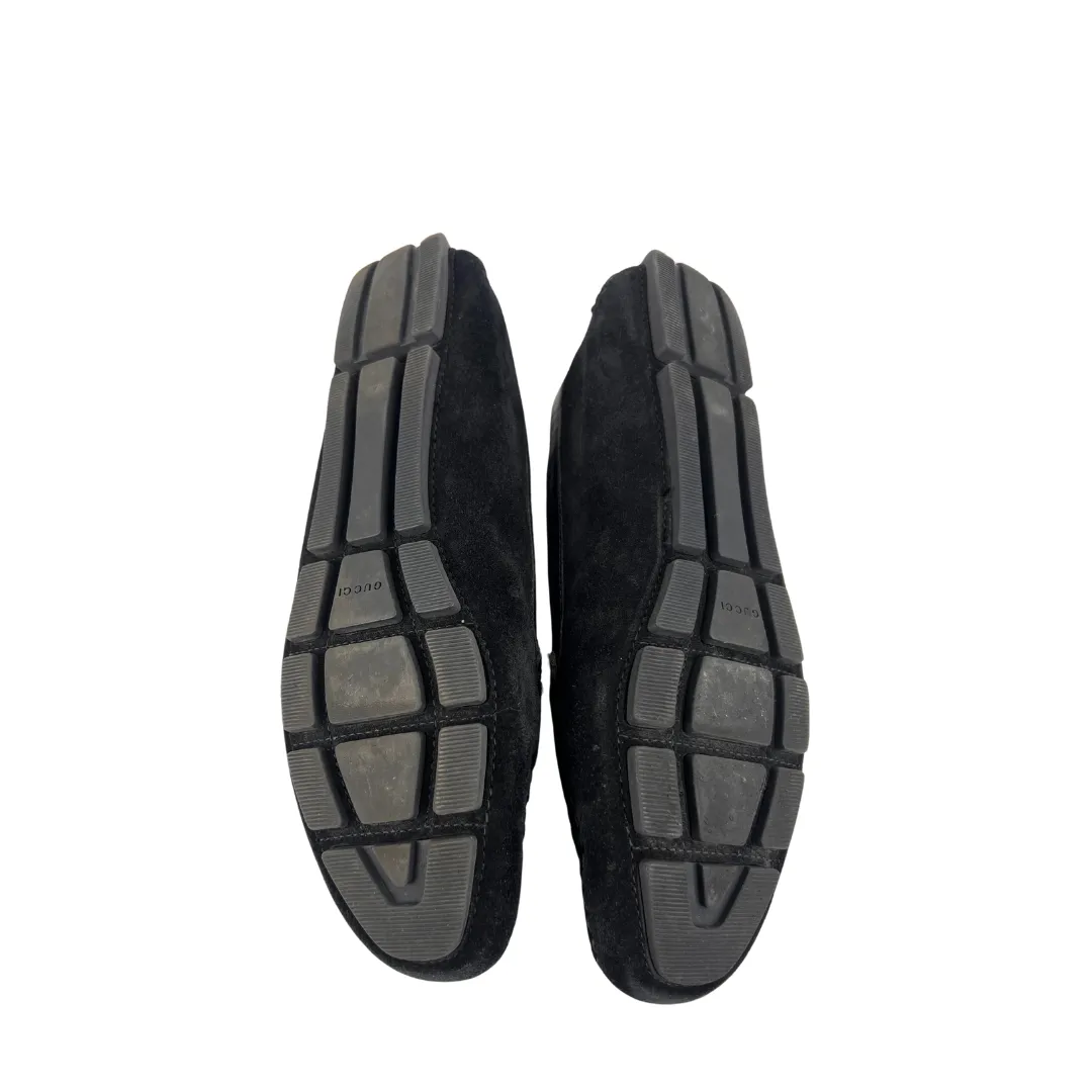 Gucci Suede Horsebit Loafers - Size 38
