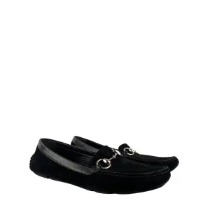 Gucci Suede Horsebit Loafers - Size 38