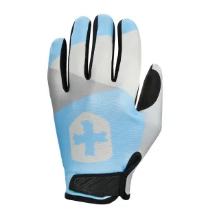 Harbinger Women's Shield Protect Weight Lifting Gloves - Grey/White/Blue