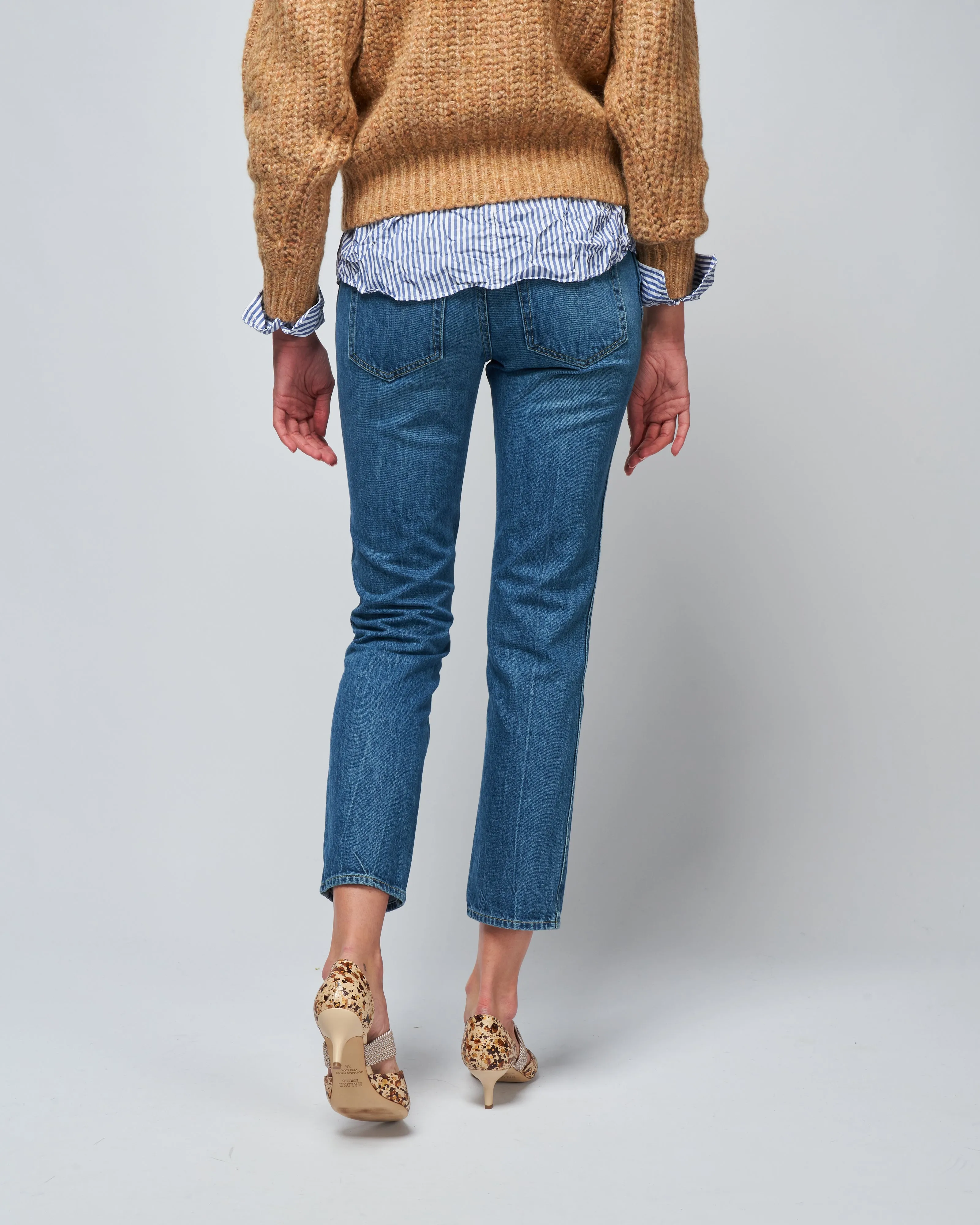 harriet mid rise slim - apple pie