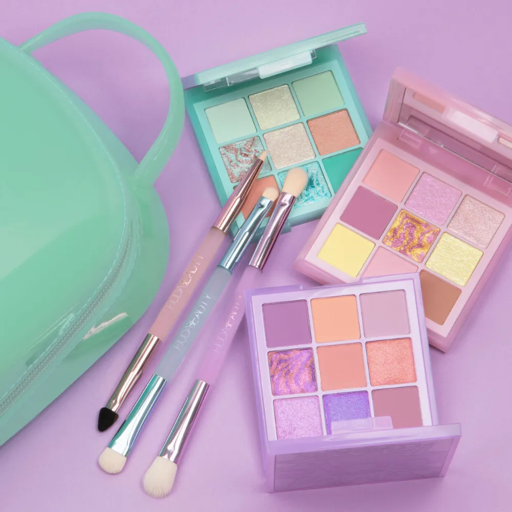 Huda Beauty Pastel Obsessions Eyeshadow Palette & Brush Set - Rose