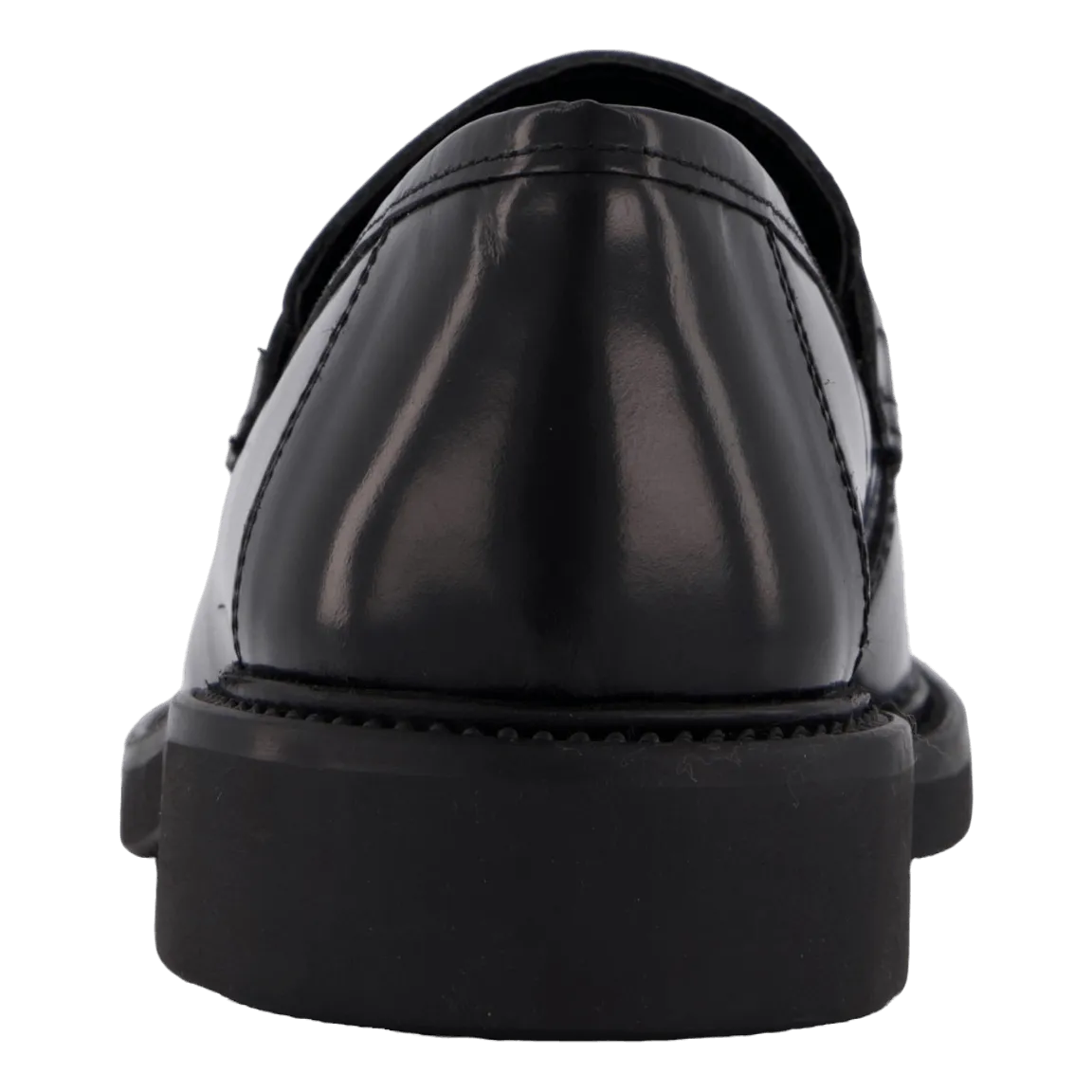 Huddles Black Leather