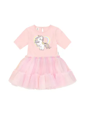 Huxbaby Rainbow Unicorn Ballet Dress