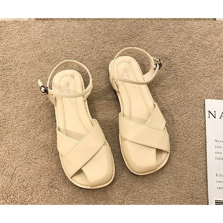 INSTOCK-low-heeled flat-bottomed loafer