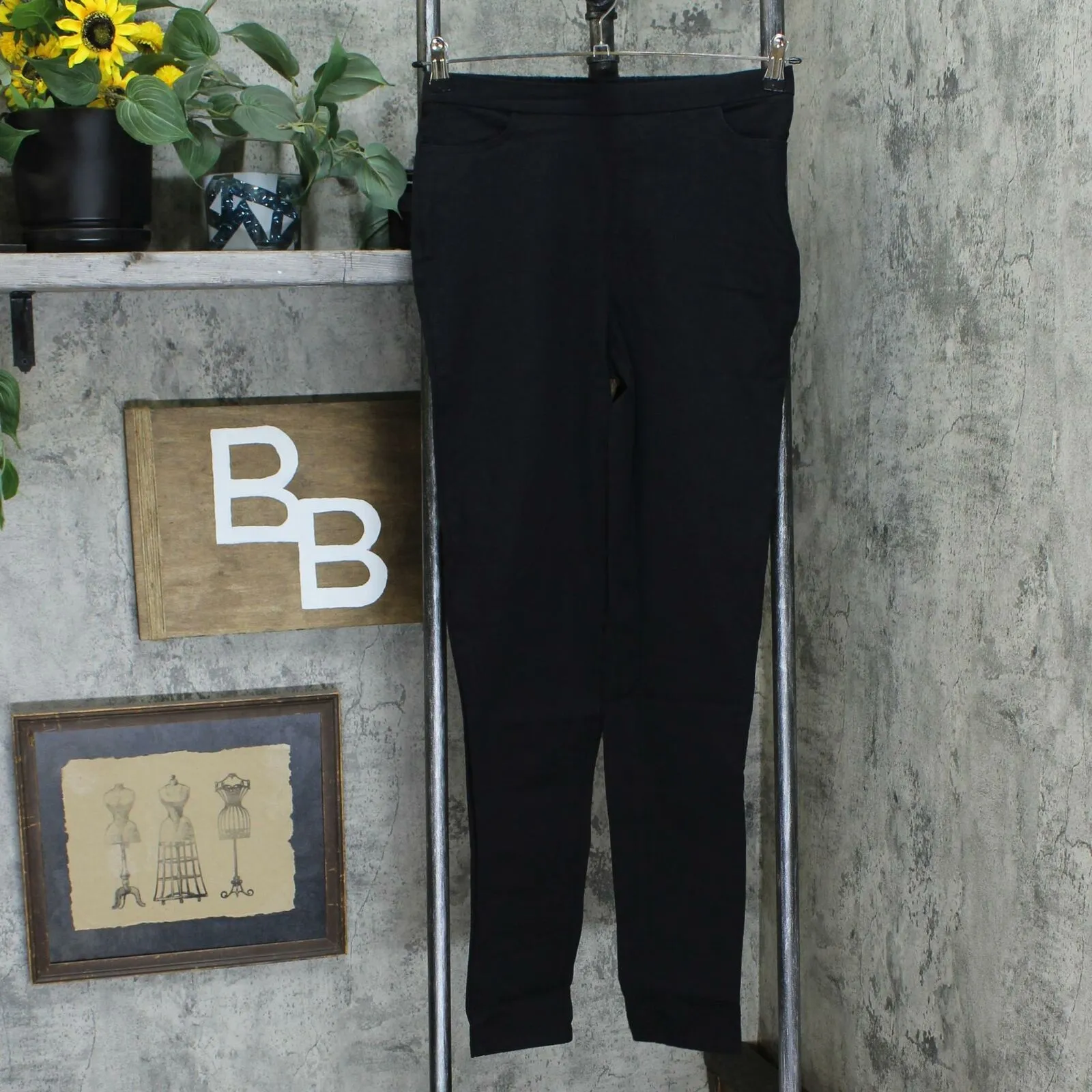 Isaac Mizrahi Live! Tall 24/7 Stretch Slim Leg Pants Black 4 Tall