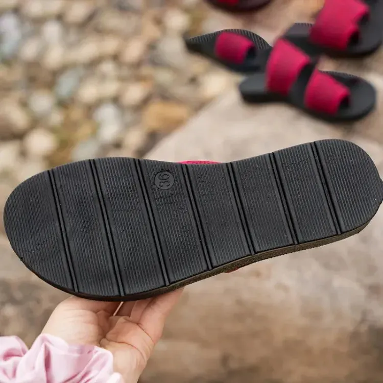 Isabel® | Perforated mesh slide sandals