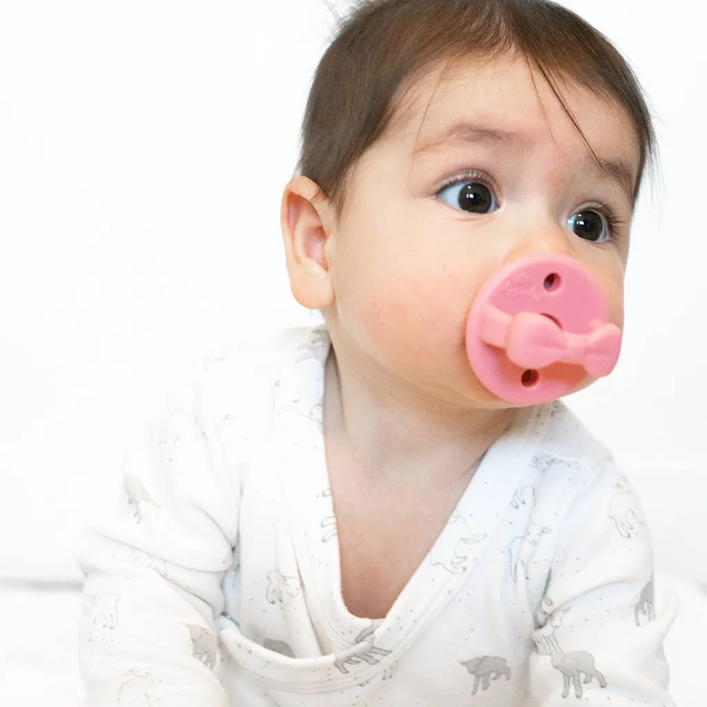 Itzy Ritzy Sweetie Soother Orthodontic Pacifier Set- Pink- FINAL SALE
