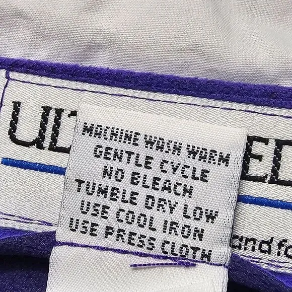 Jacobson's Purple Deadstock VTG Faux Suede USA Made Midi Skirt Women's Size‎ 14