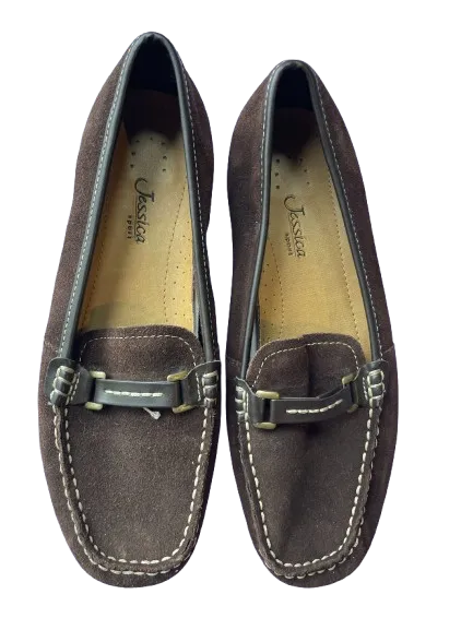 Jessica Sport Brown Suede Loafers